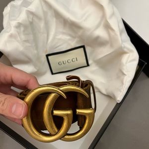 Brown Gucci Belt